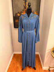 Dalla Zipper Abaya