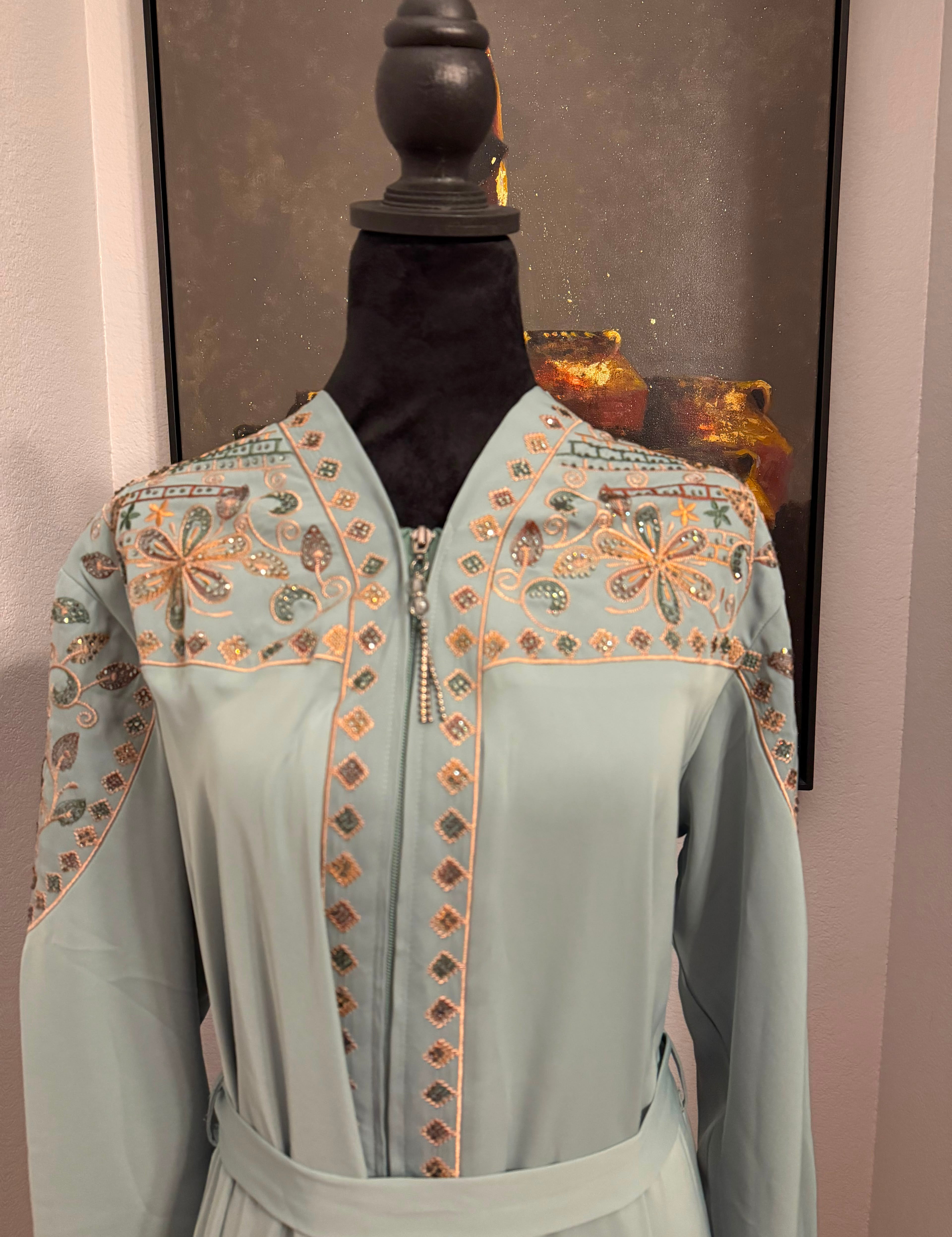 Dalla Zipper Abaya