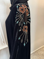 Hind Velvet Abaya Set