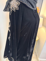 Huda Valvet Abaya Set