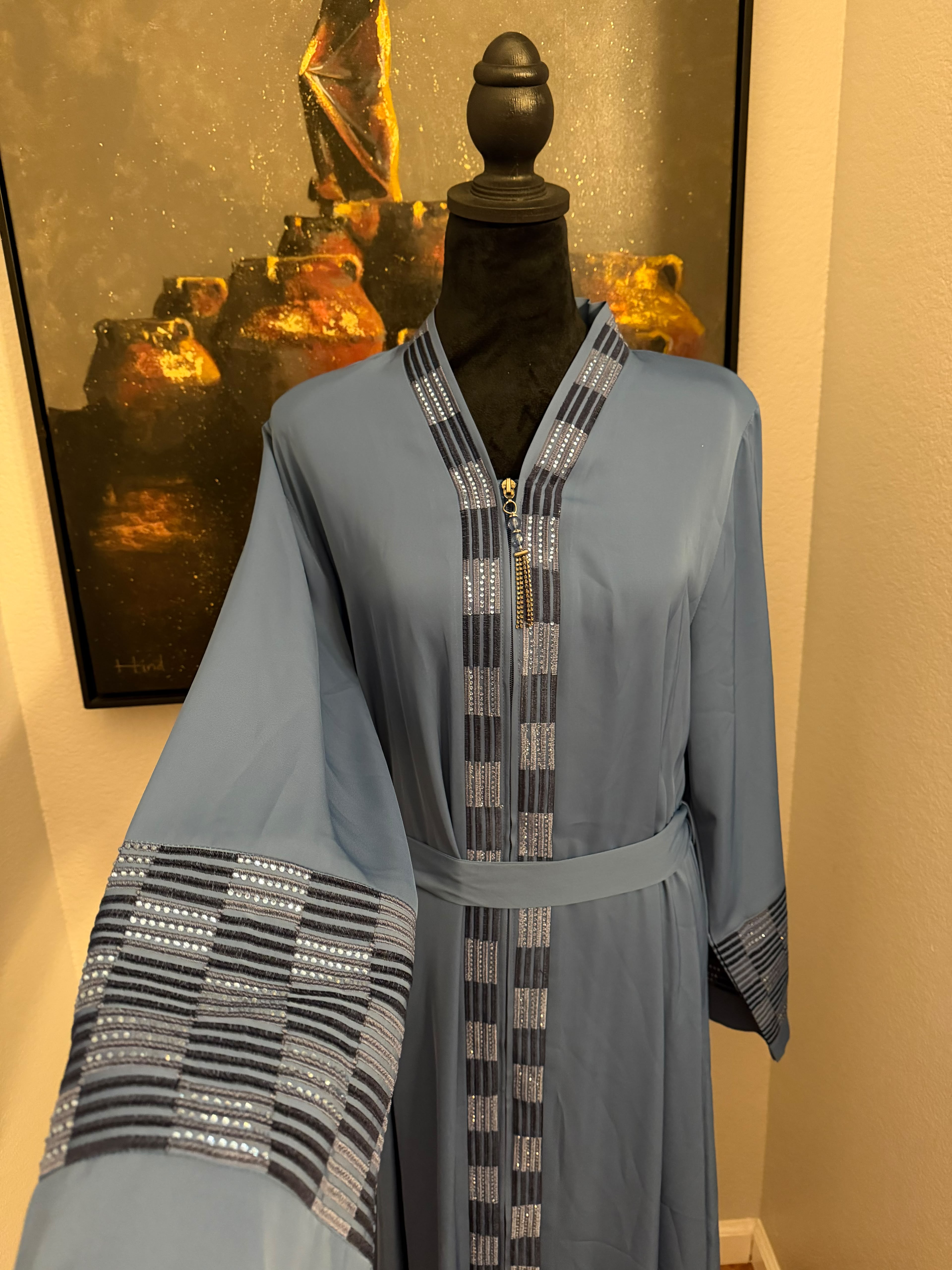 Ibtisam Zipper Abaya