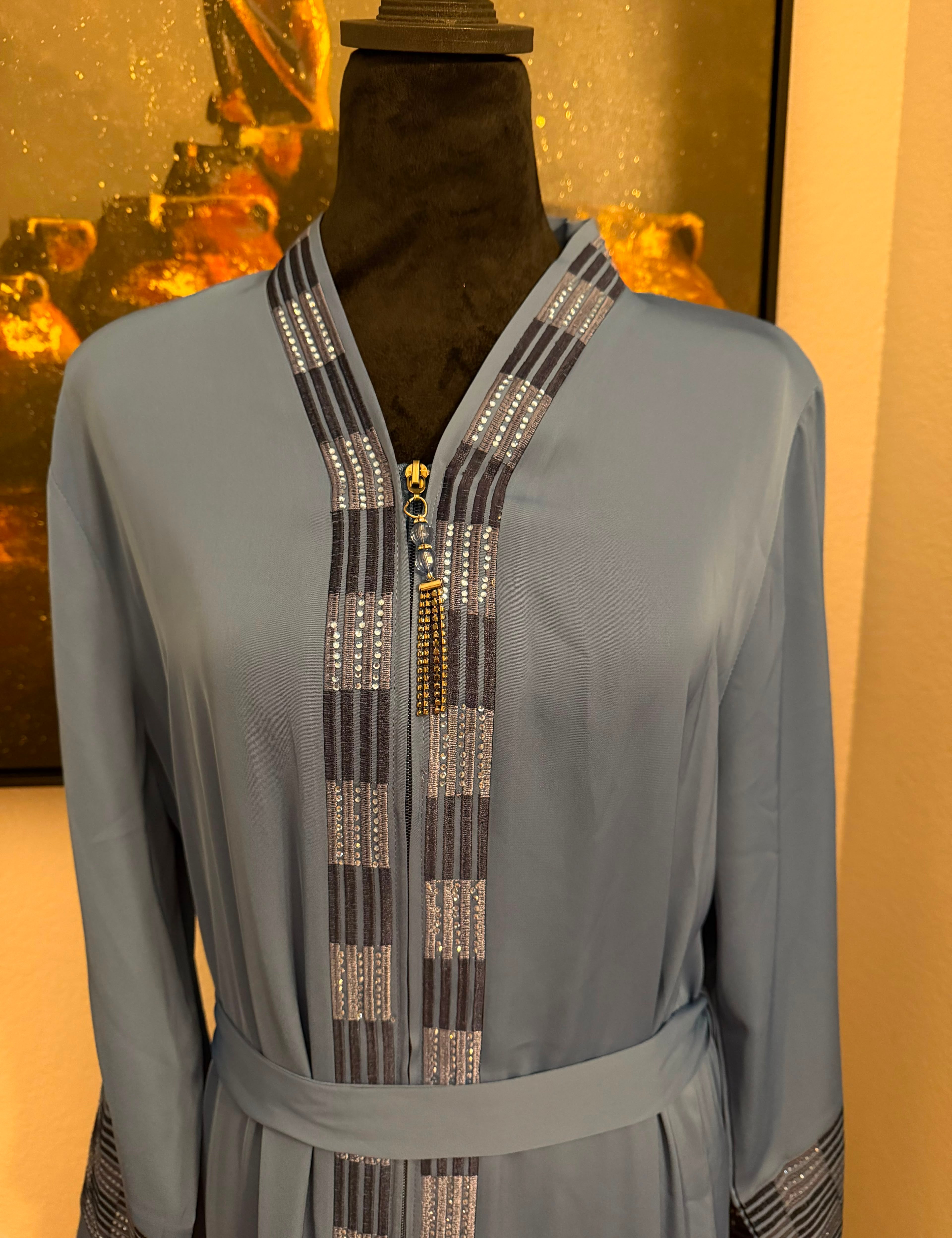 Ibtisam Zipper Abaya