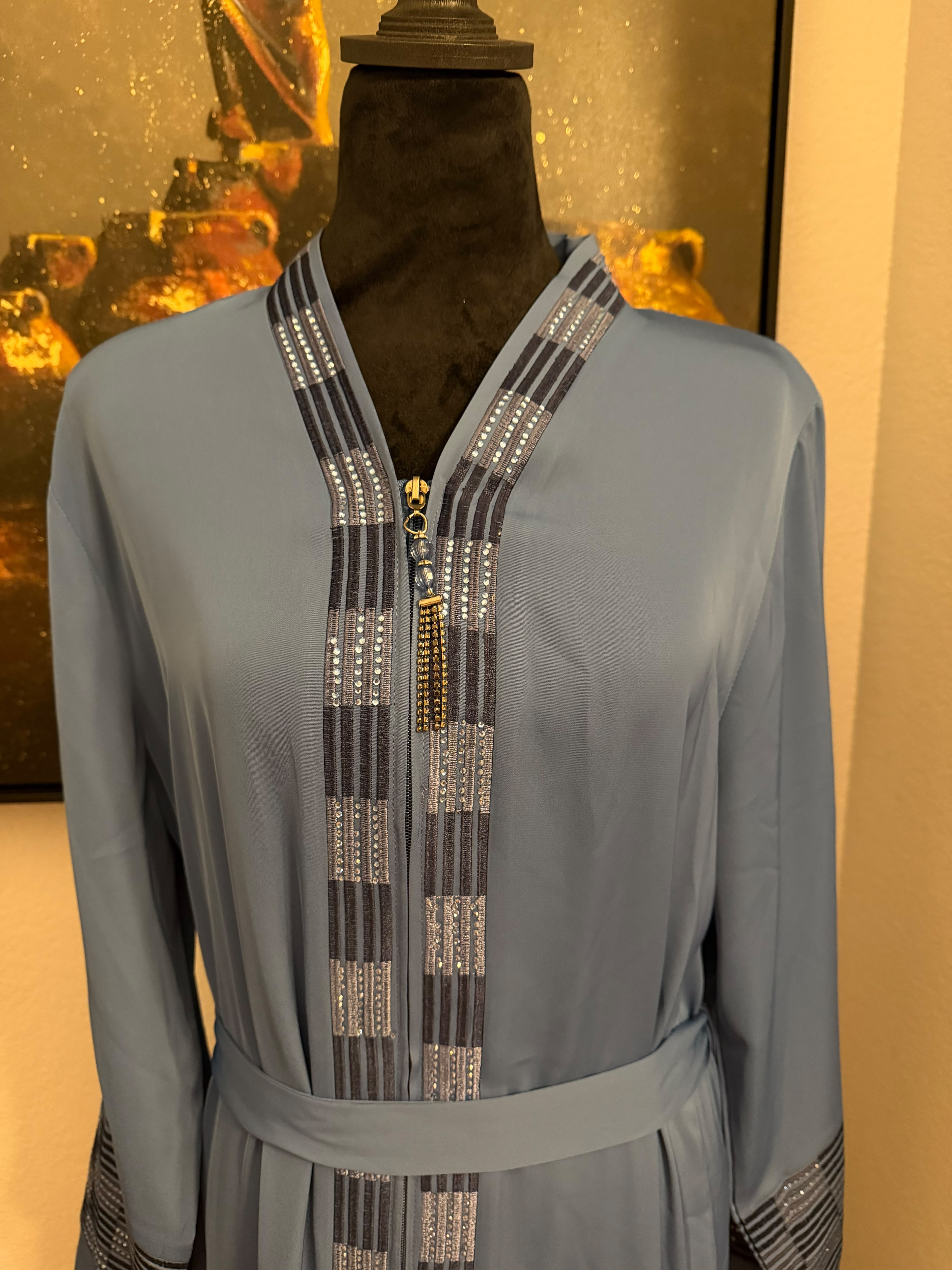 Ibtisam Zipper Abaya