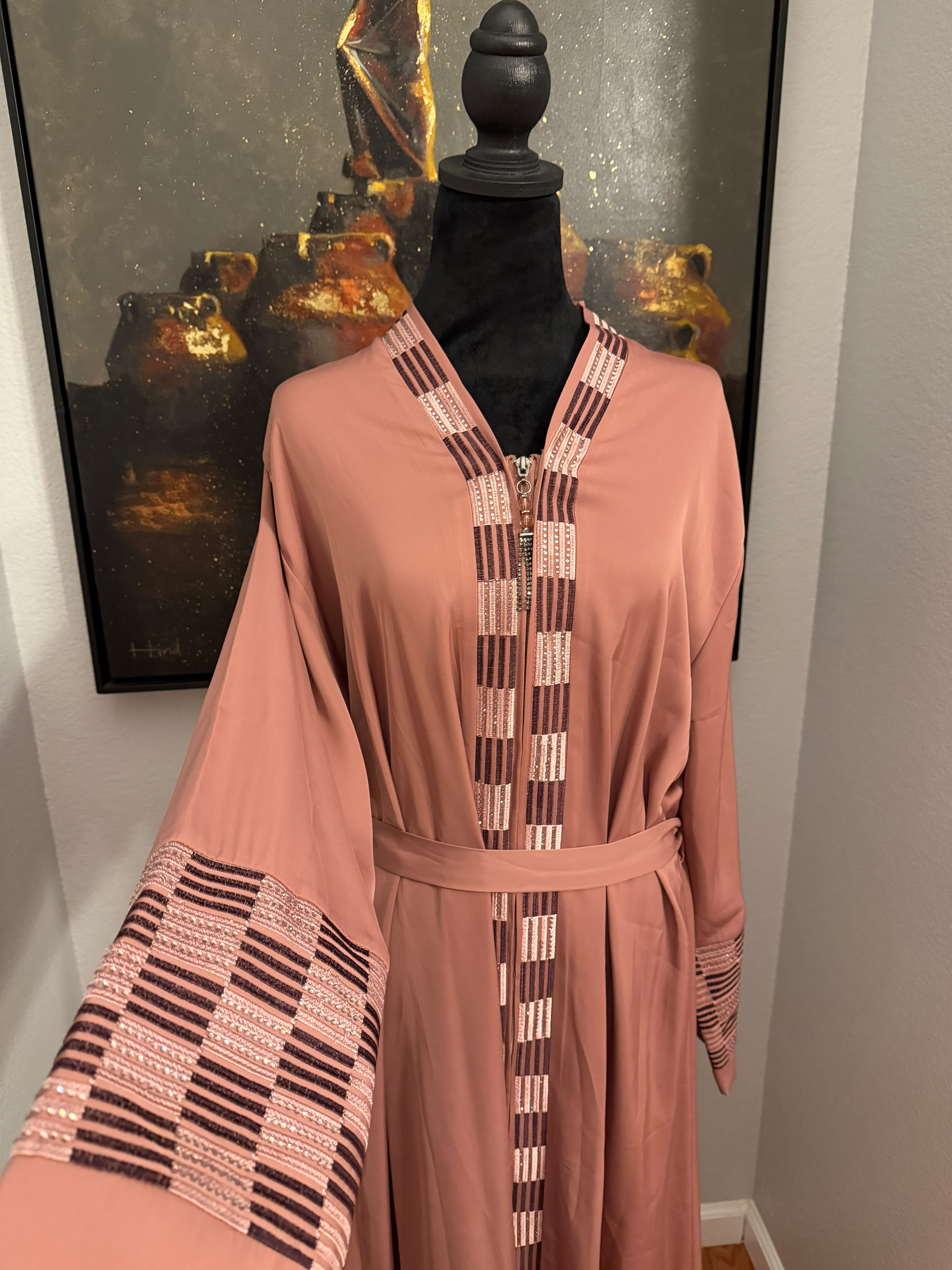 Ibtisam Zipper Abaya