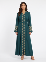 Ibtisam Zipper Abaya