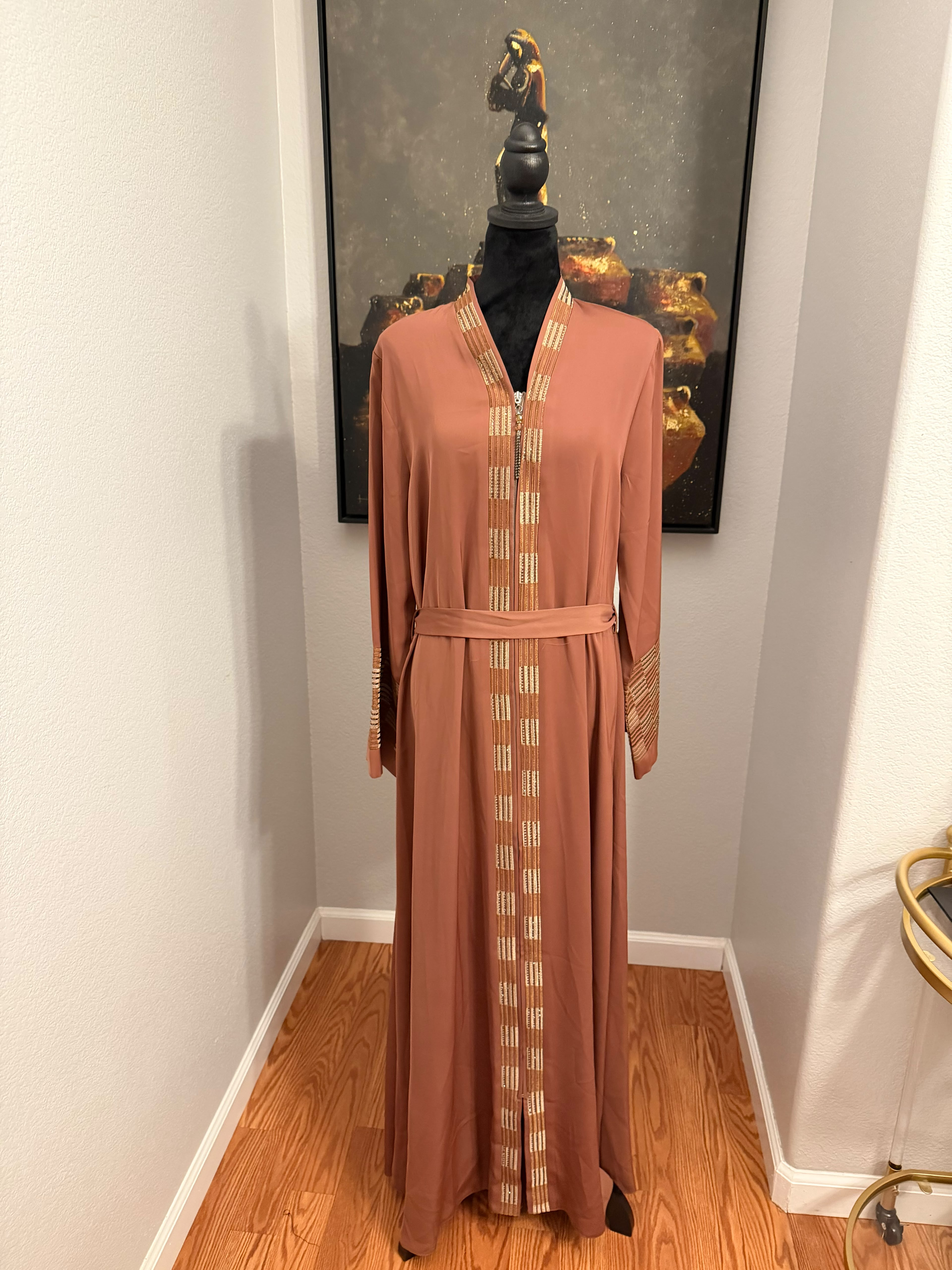 Ibtisam Zipper Abaya