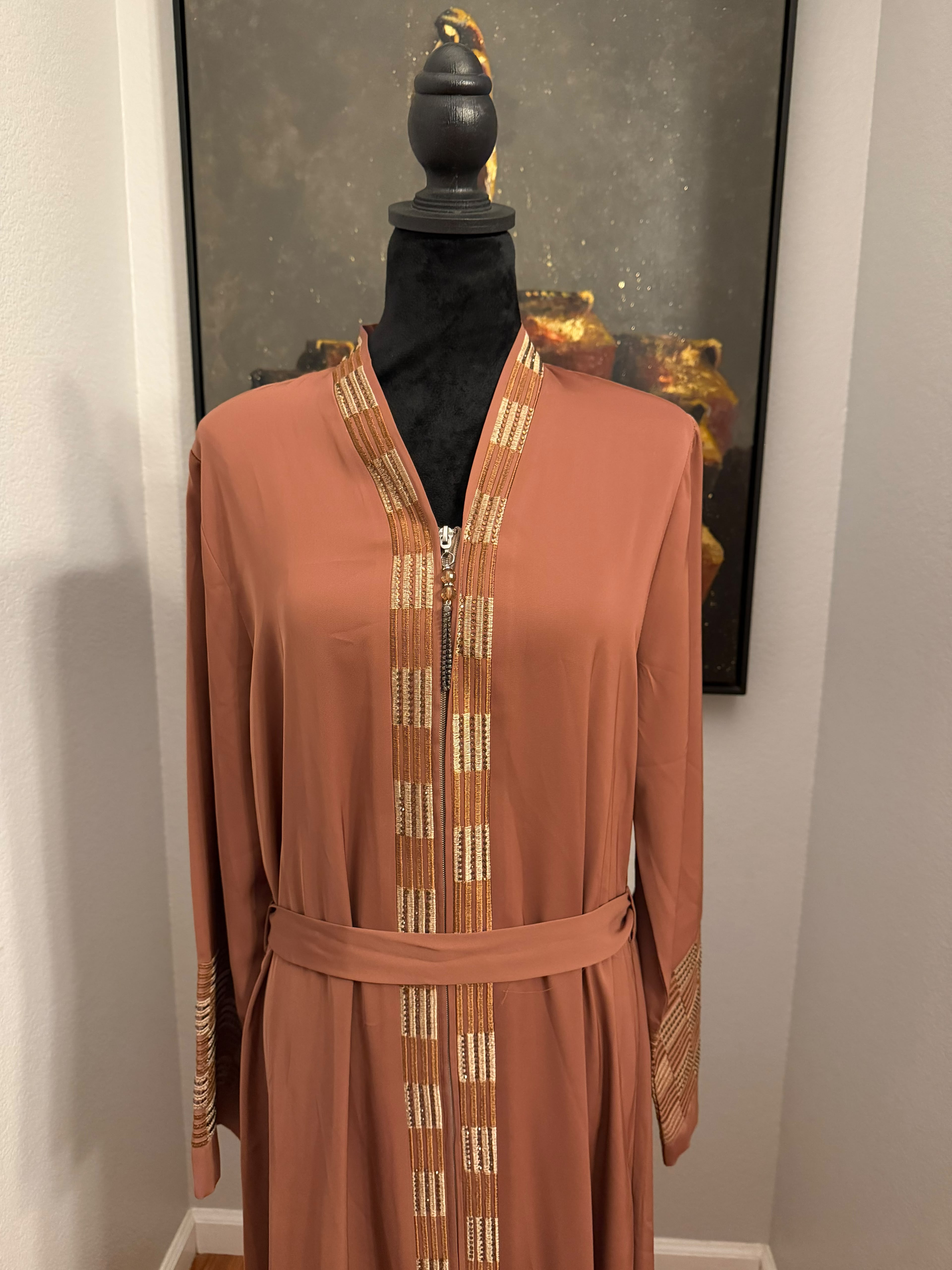 Ibtisam Zipper Abaya