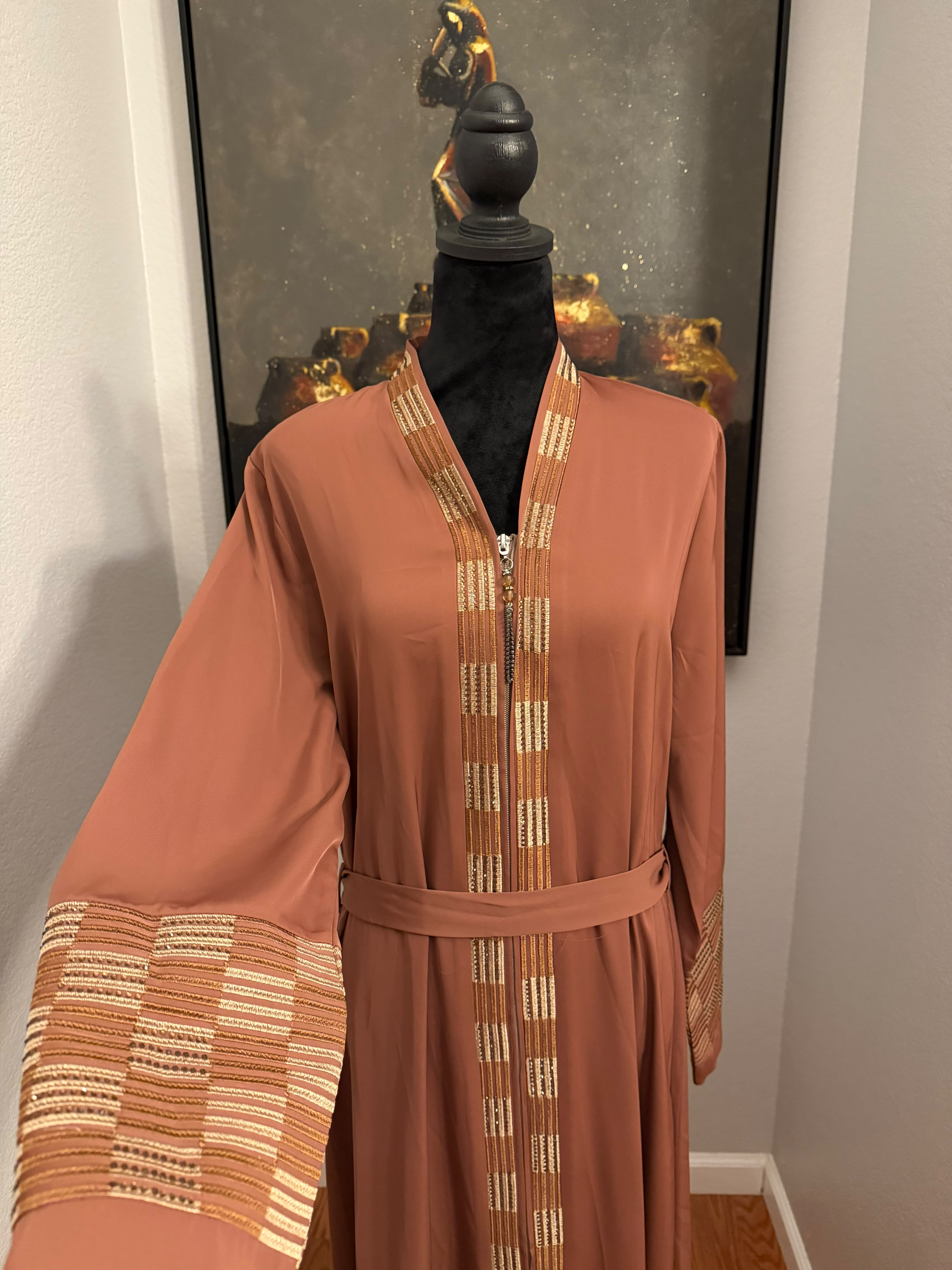 Ibtisam Zipper Abaya