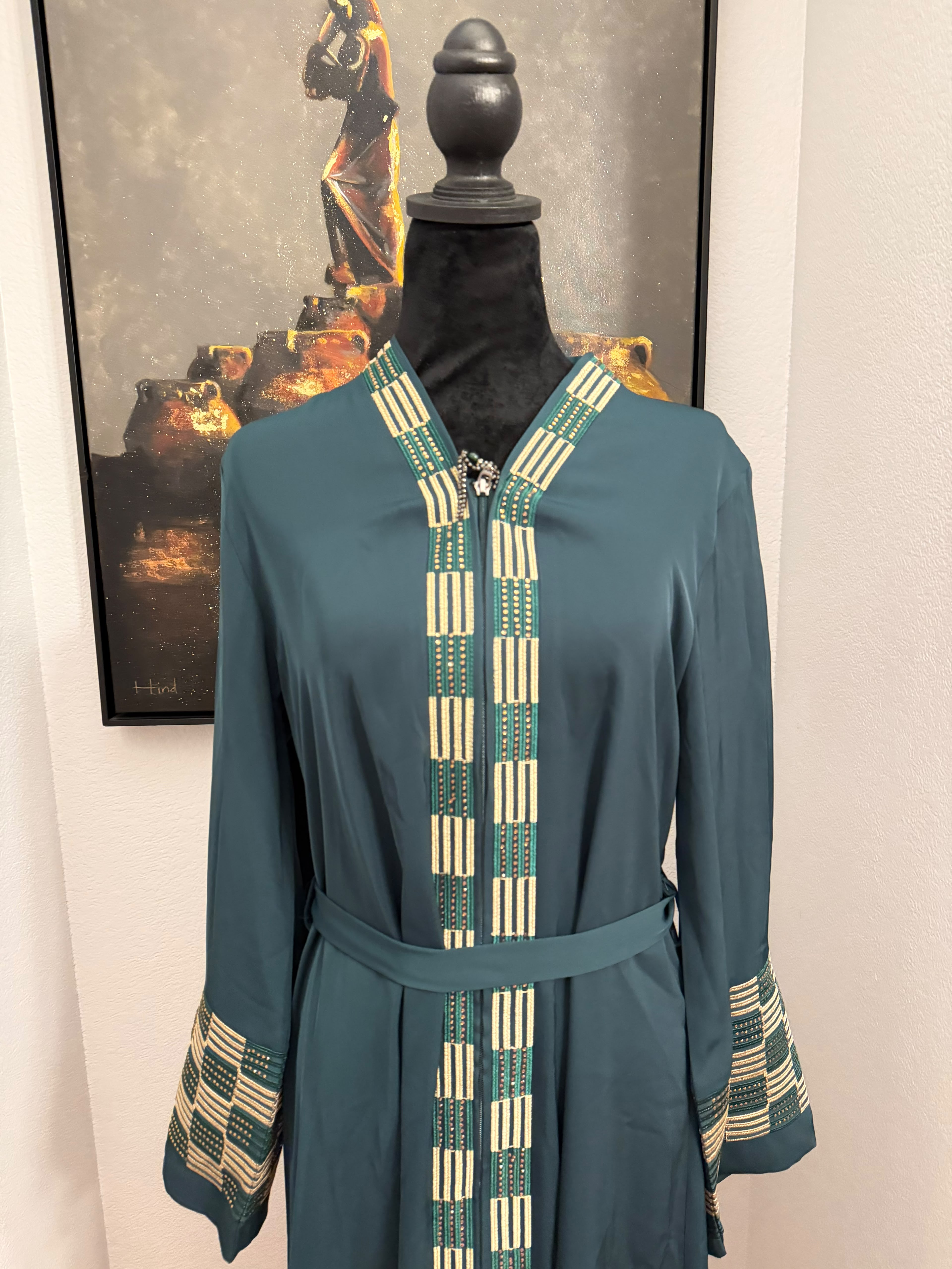 Ibtisam Zipper Abaya