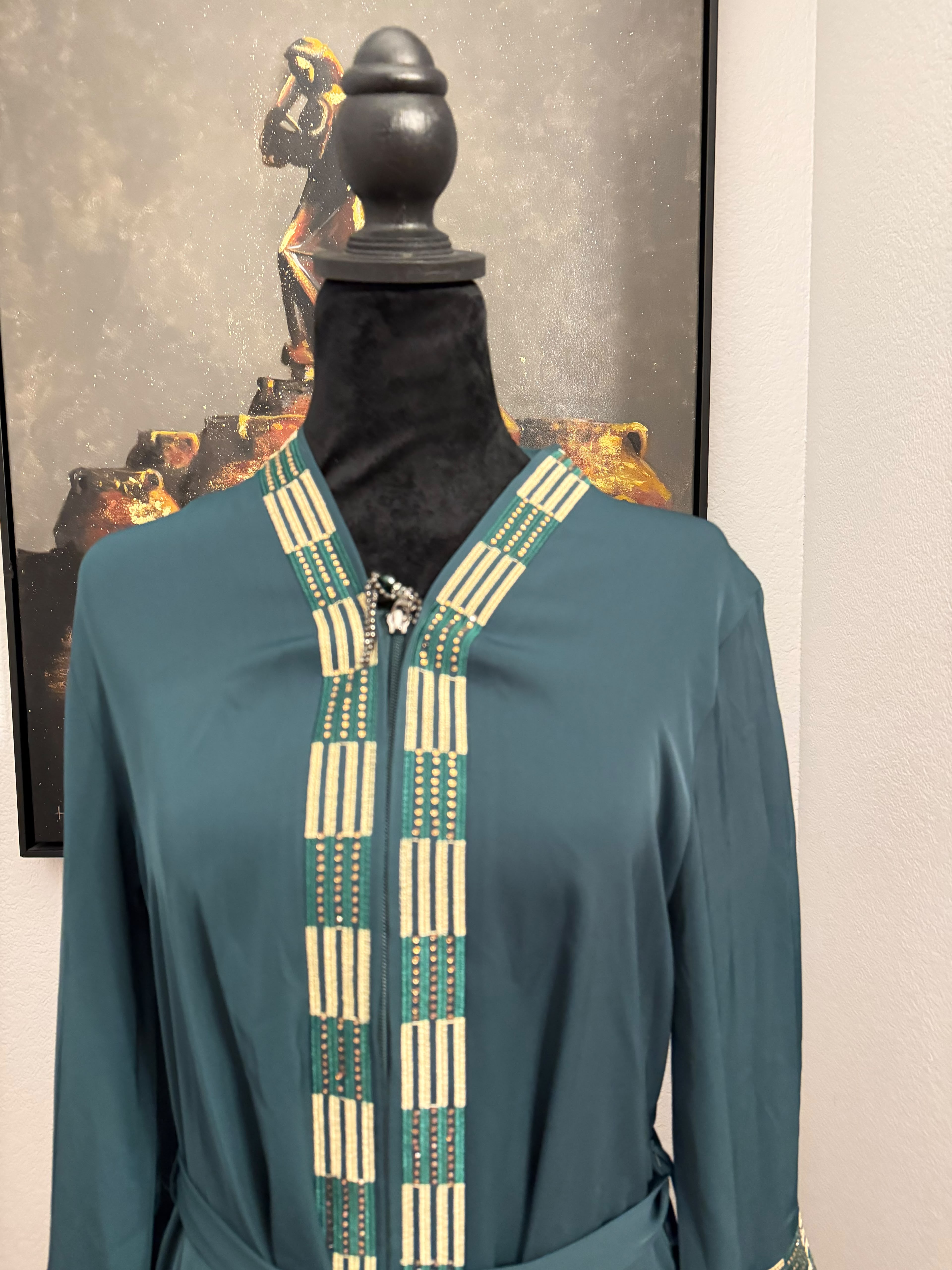 Ibtisam Zipper Abaya