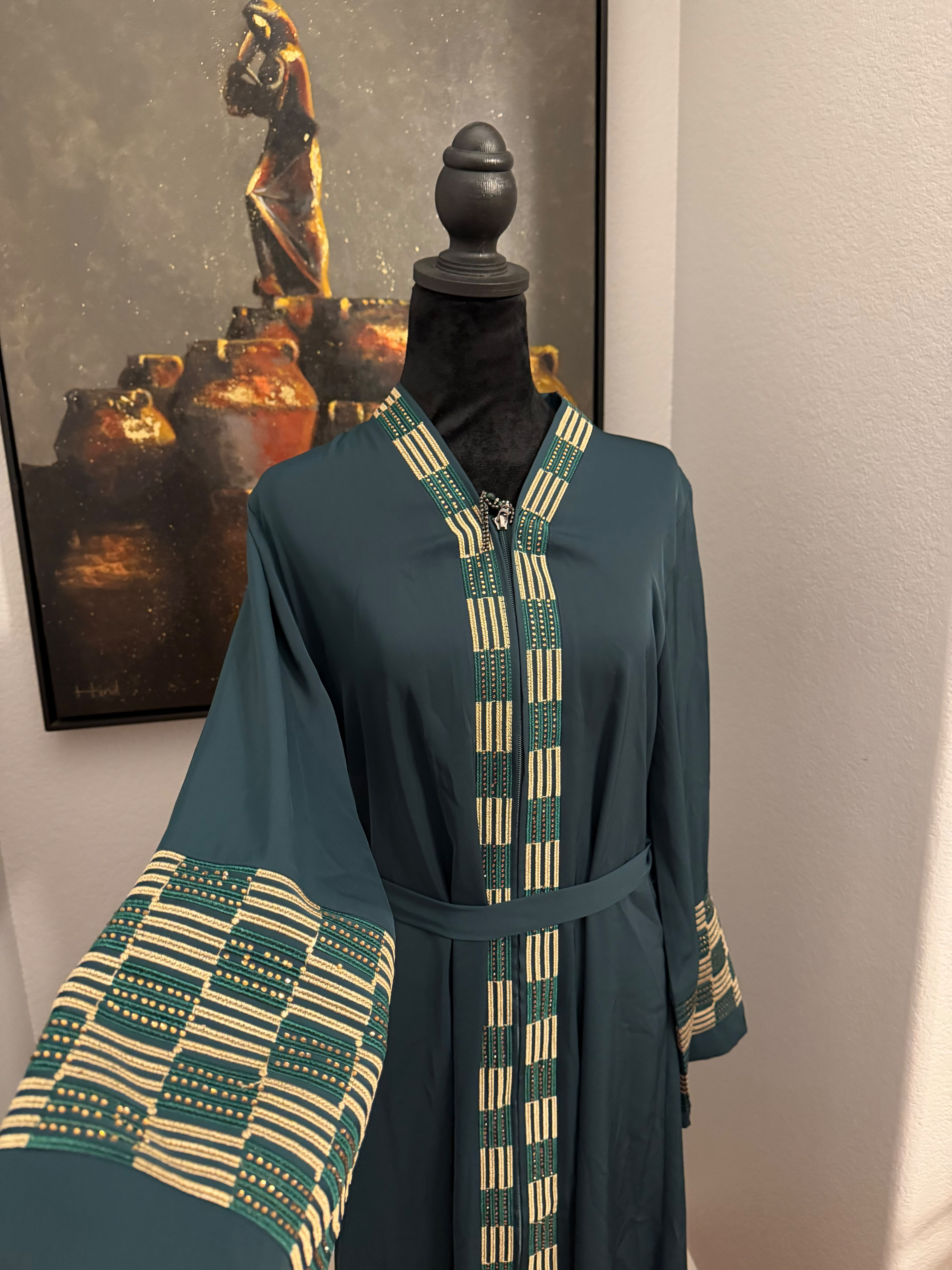 Ibtisam Zipper Abaya