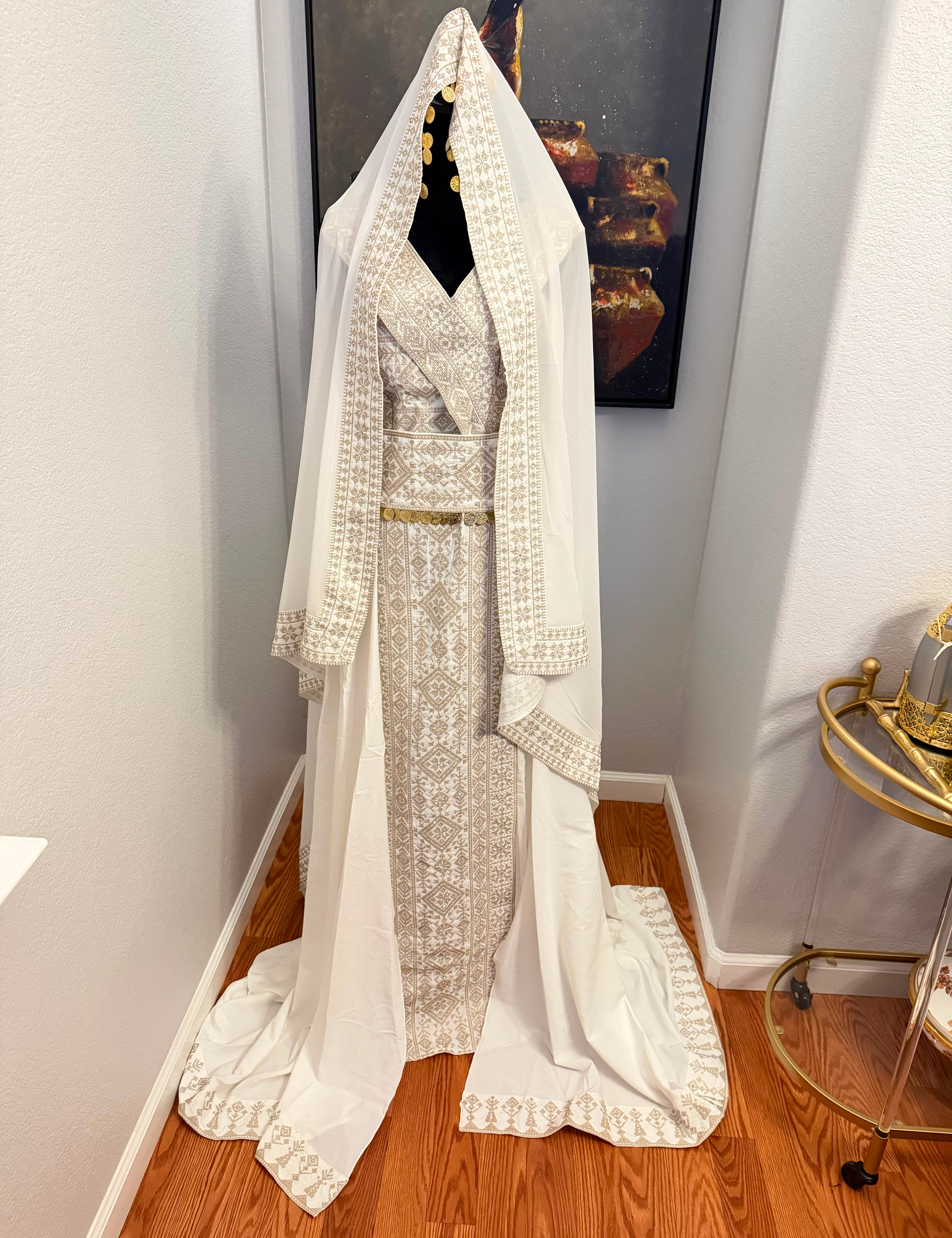Loreen Bridal Thobe 3 Pieces Set