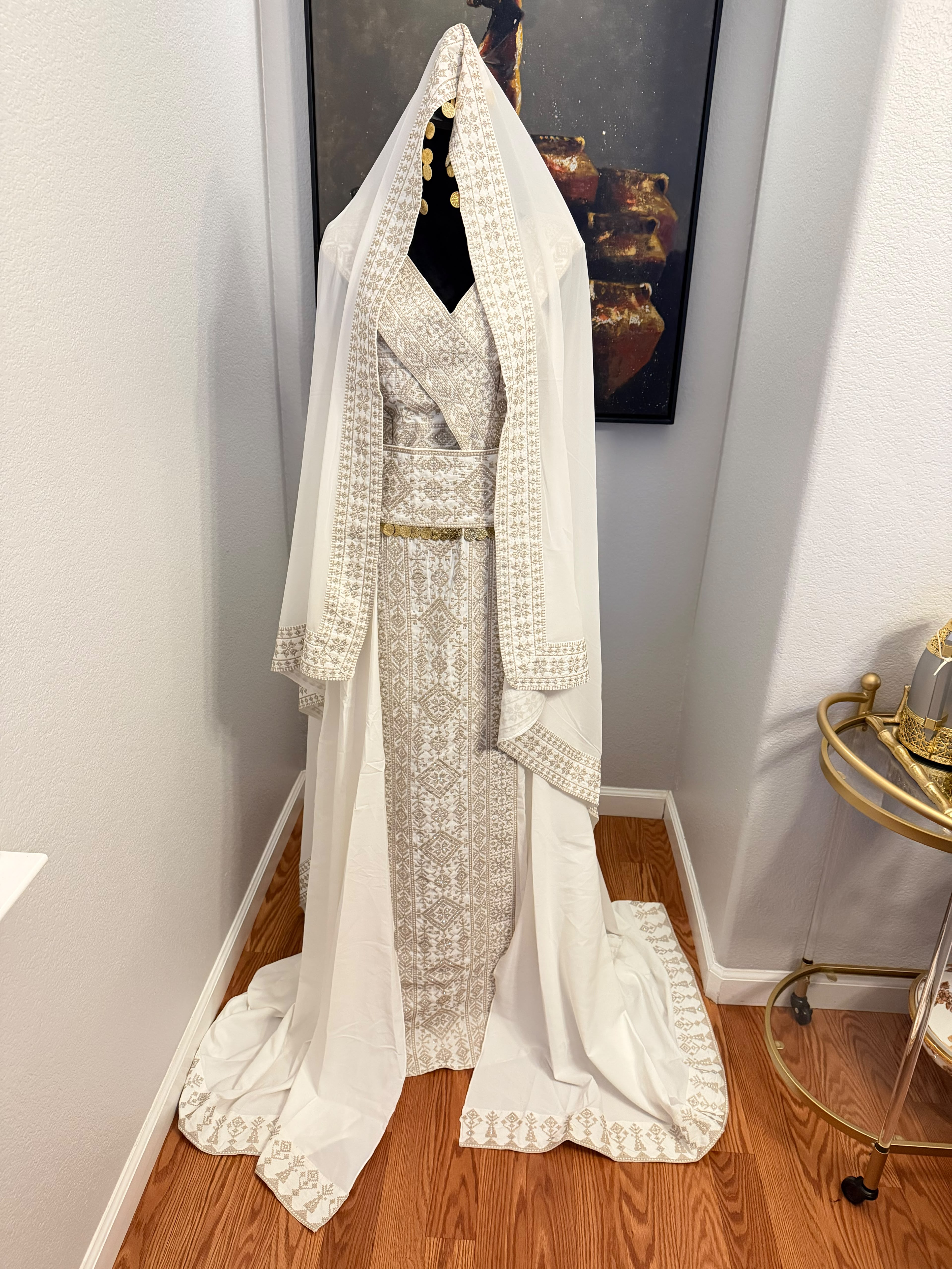 Loreen Bridal Thobe 3 Pieces Set
