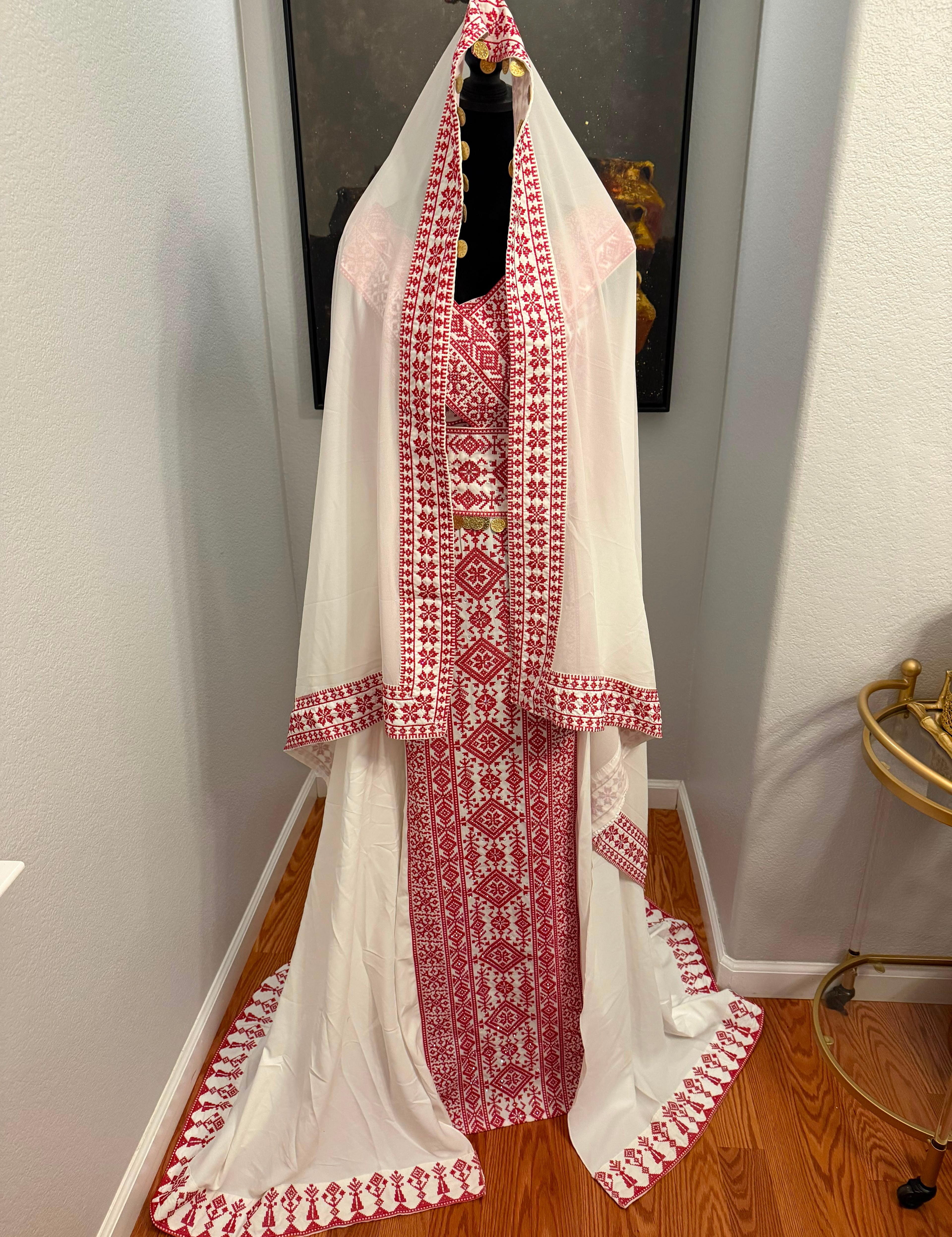 Loreen Bridal Thobe 3 Pieces Set