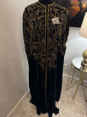 Roses Velvet Bisht