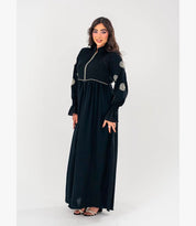 Teeba Zipper Abaya
