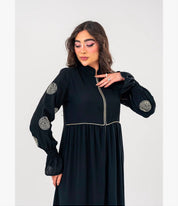 Teeba Zipper Abaya