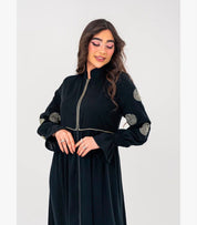 Teeba Zipper Abaya