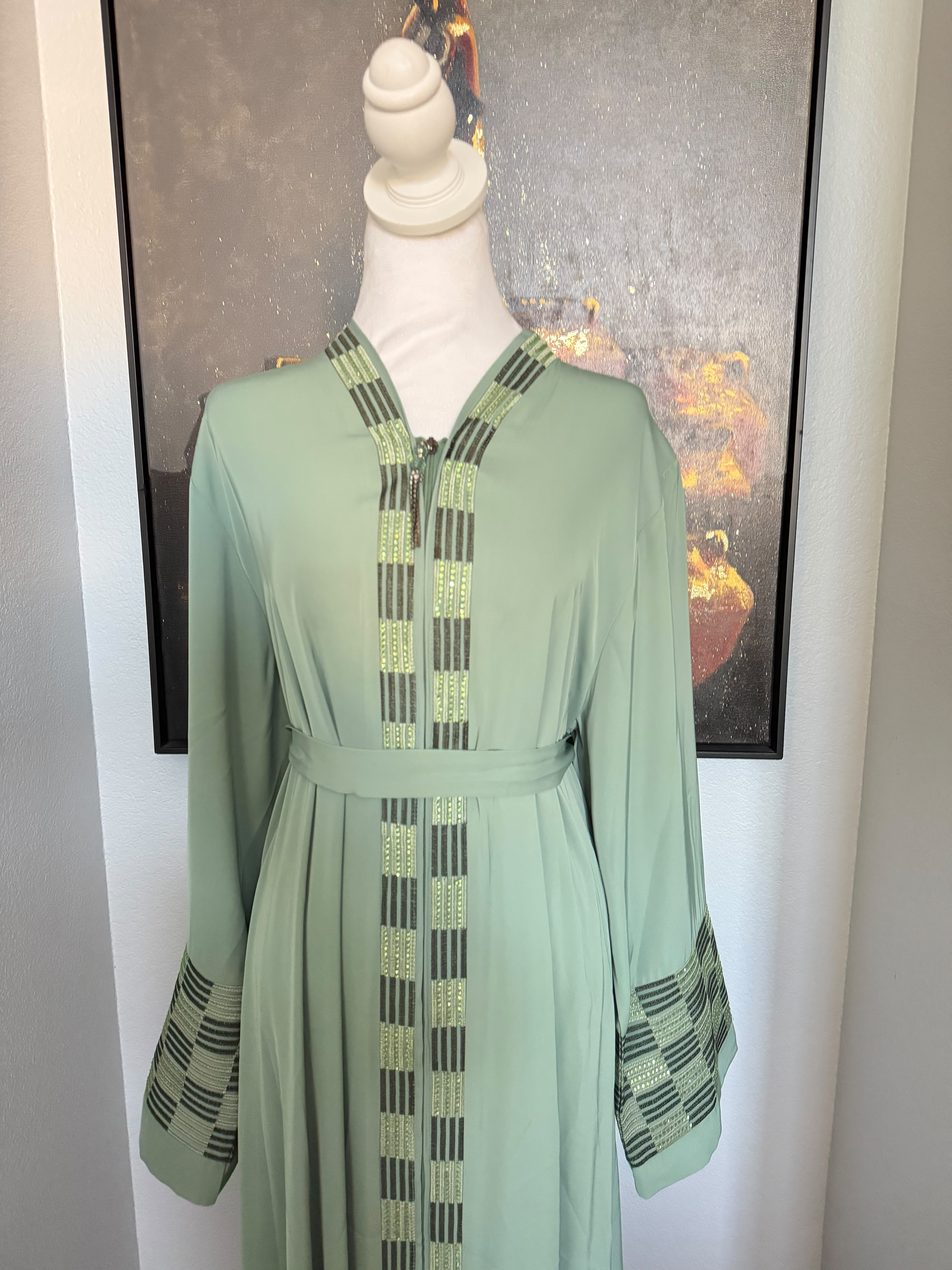 Ibtisam Zipper Abaya