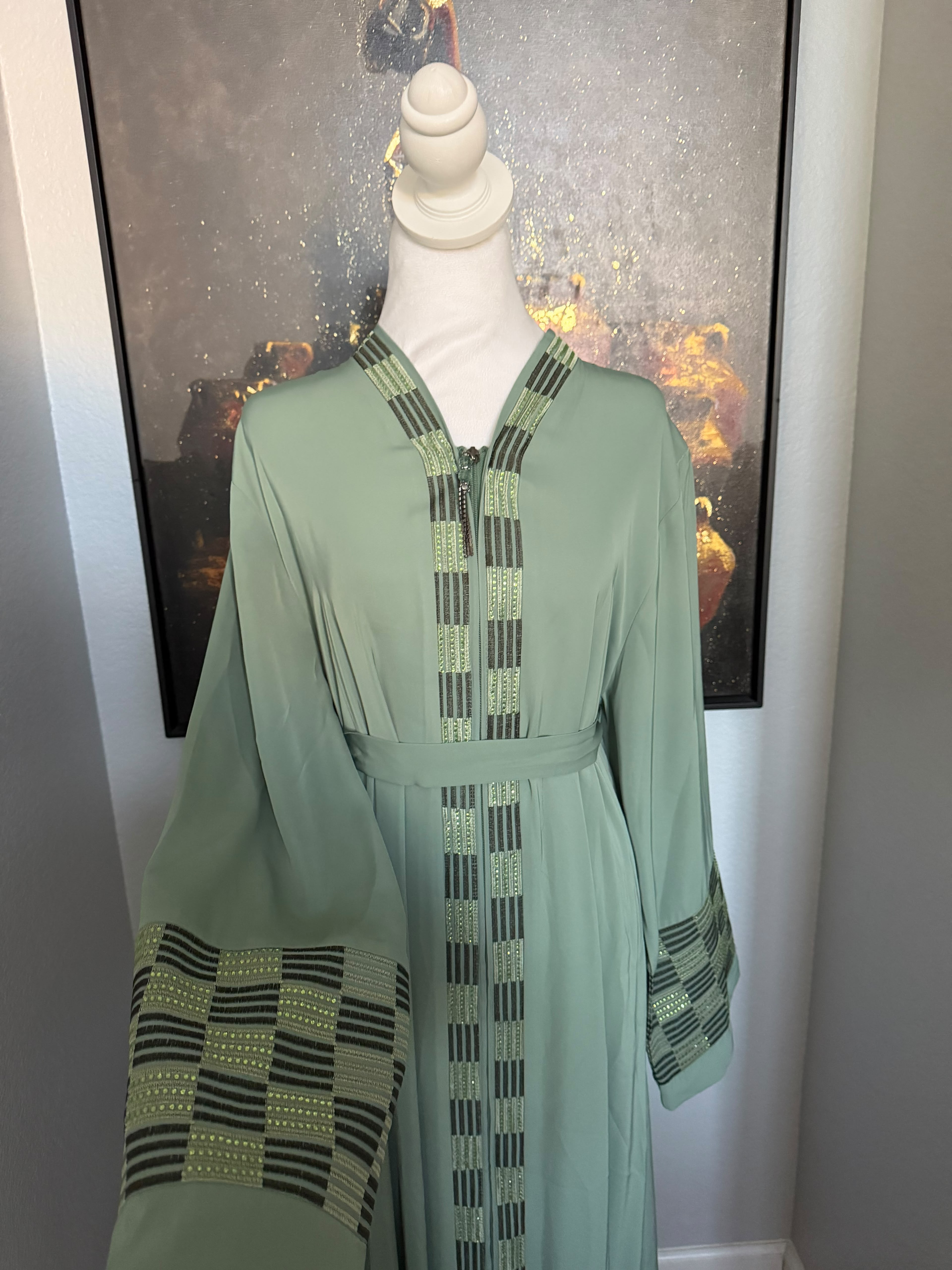 Ibtisam Zipper Abaya
