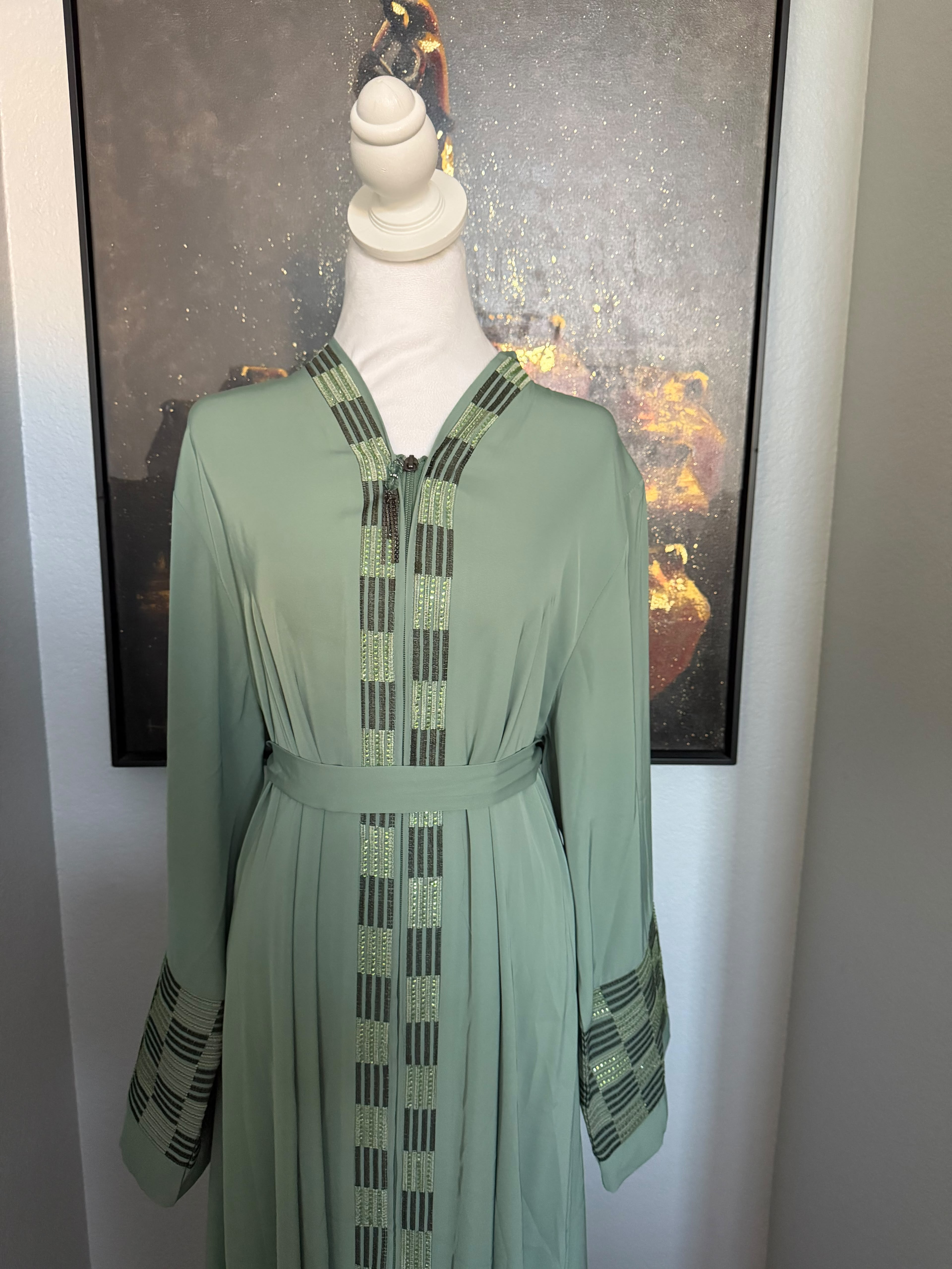 Ibtisam Zipper Abaya