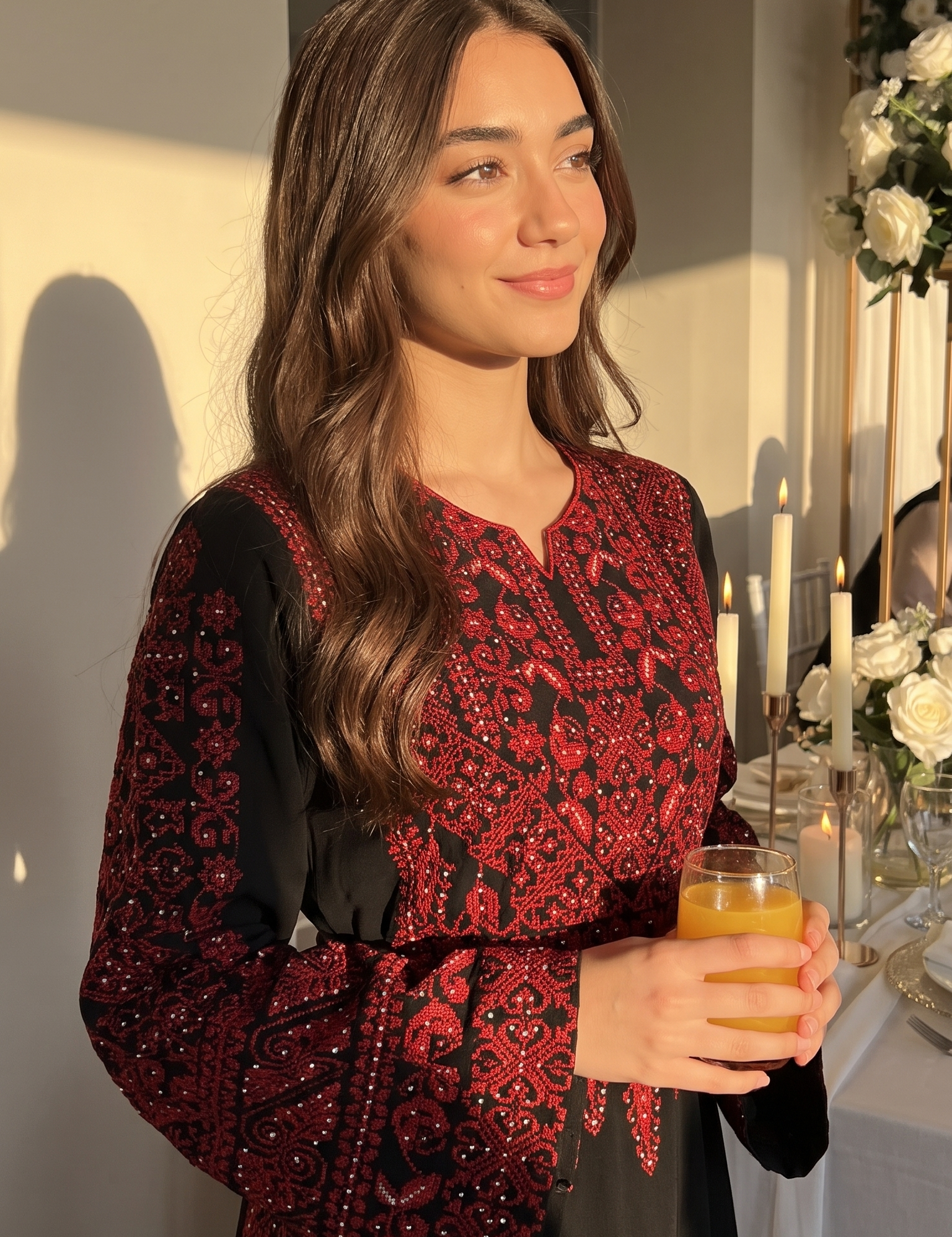 Layall Thobe - Bonita Style, worn by our model