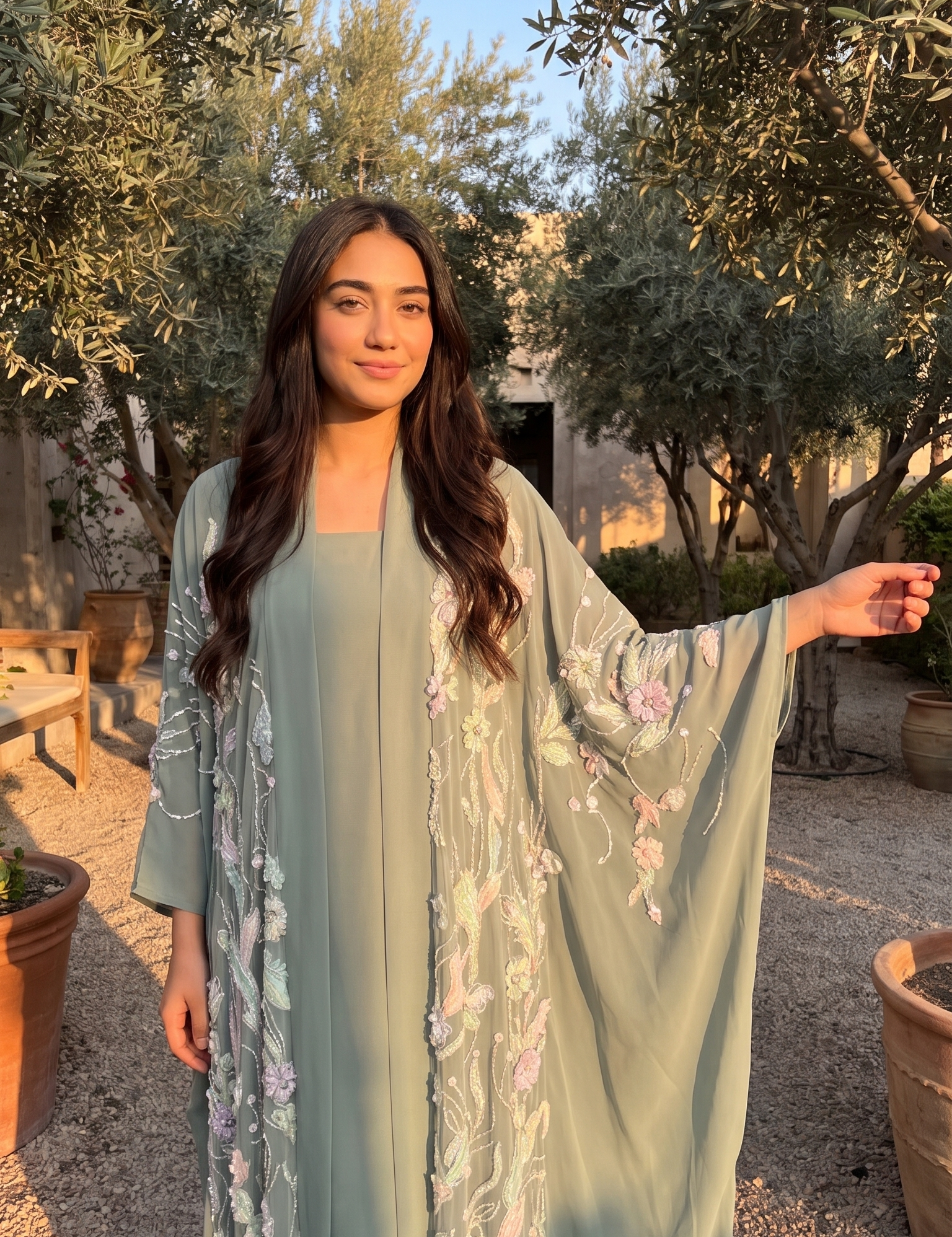 Mayes Kuftan - Bonita Style, worn by our model