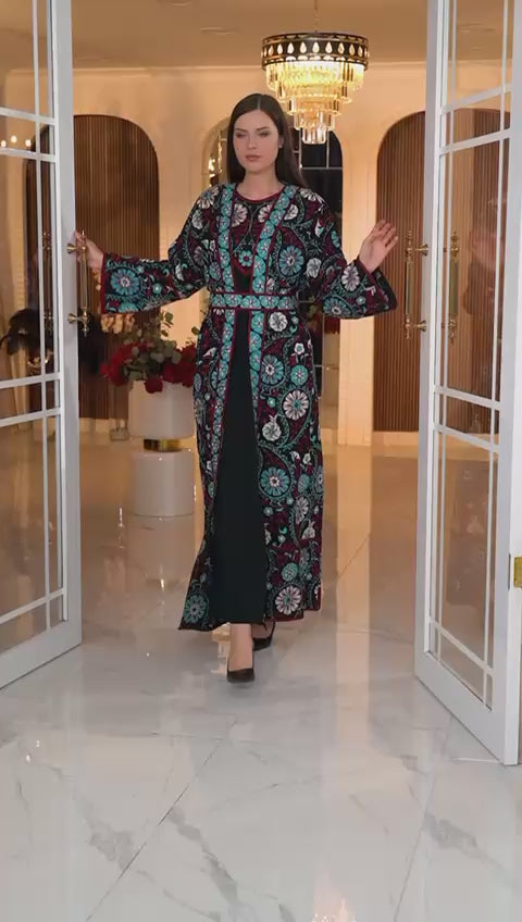 Warda Jalabiya Set
