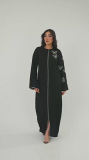 Maria Zipper Abaya