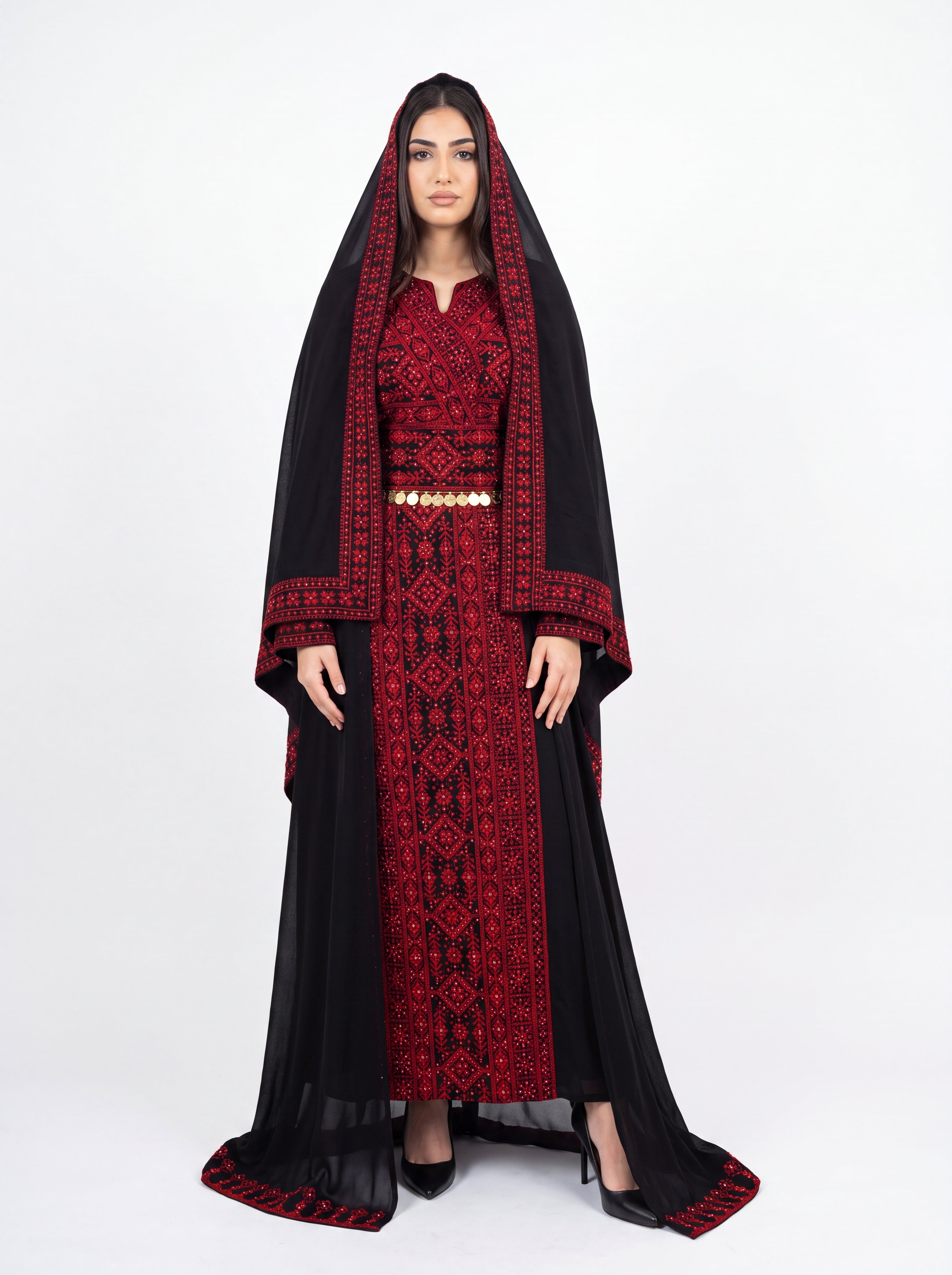 Loreen Bridal Thobe 3 Pieces Set