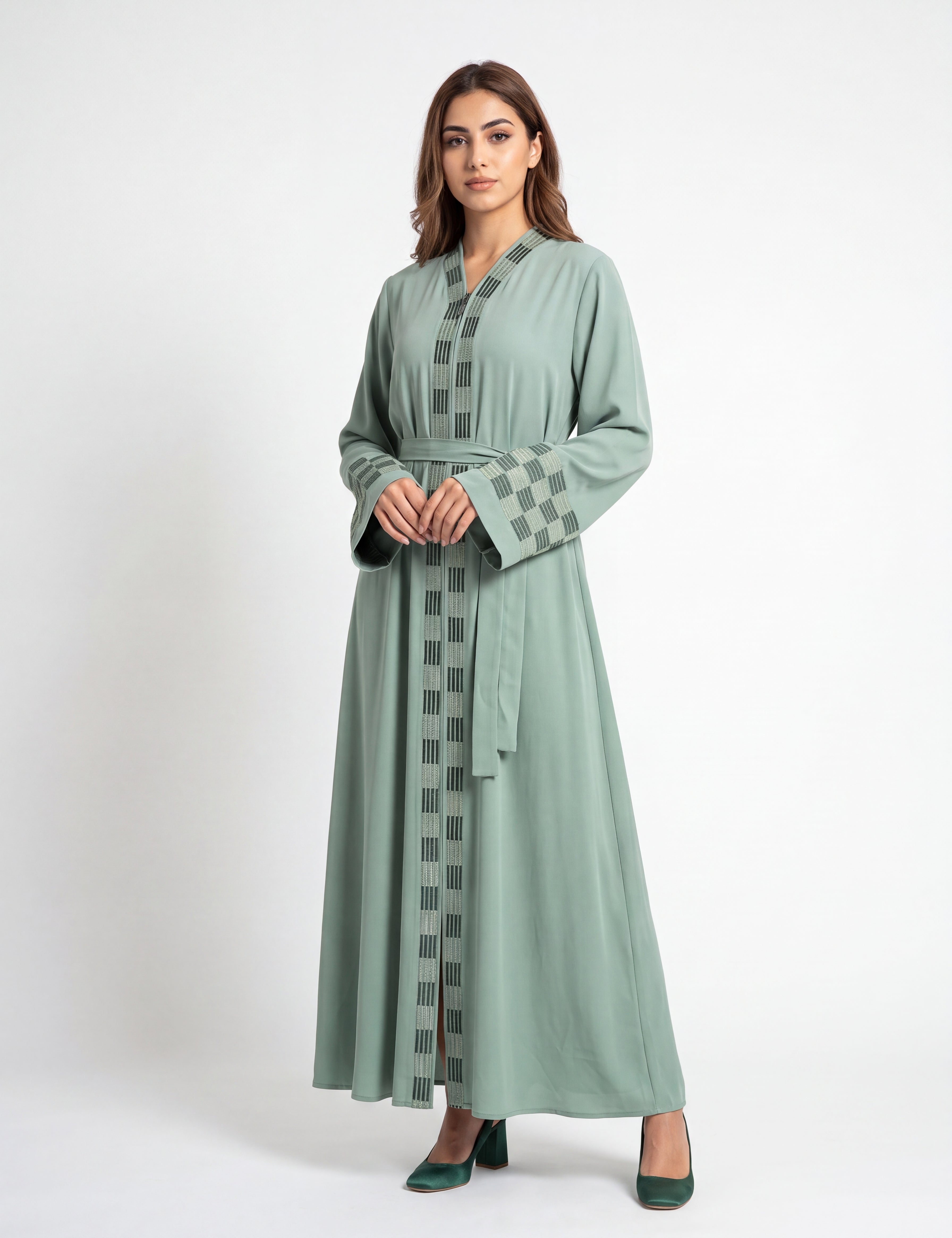 Ibtisam Zipper Abaya