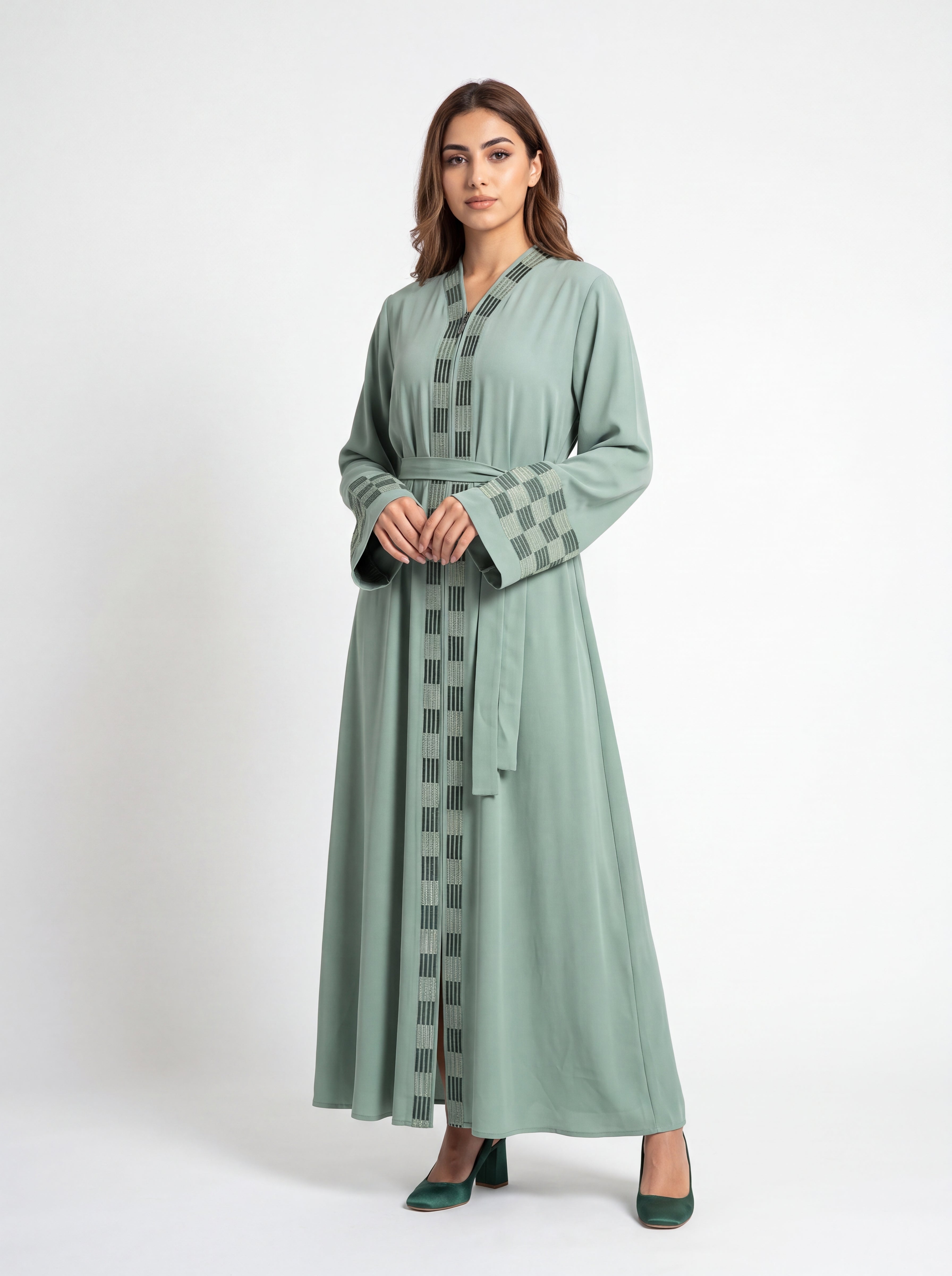 Ibtisam Zipper Abaya