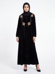 Sumaya Velvet Abaya Set